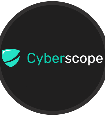 a black and white logo with the word cyber scope