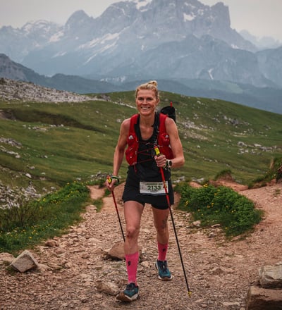 Laura Šeškienė ultra bėgimas kalnuose