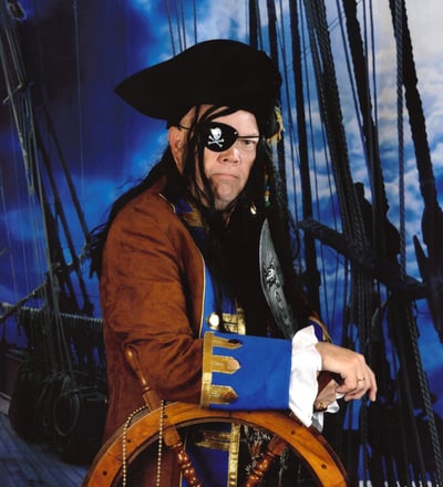 The Pirate on his ship