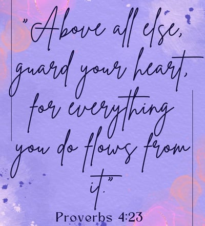a Bible verse from Proverbs