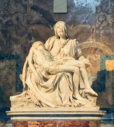 La Pieta sculpture by Michelangelo