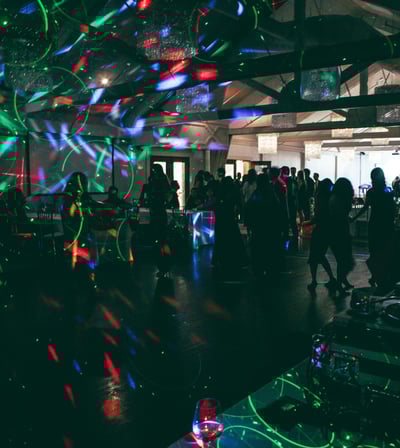 Dance Floor and Ambient Lighting at a Function