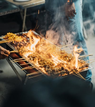 lumut perak street food