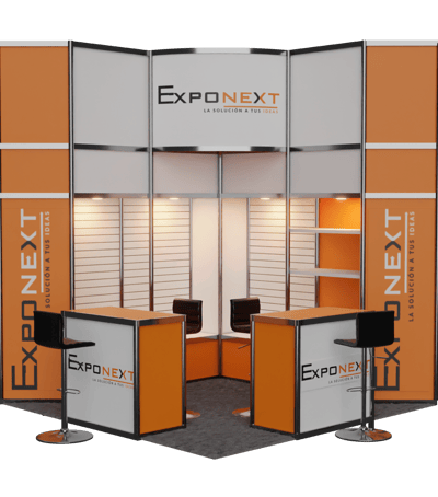 Stand 3x3 en sistema octanorm