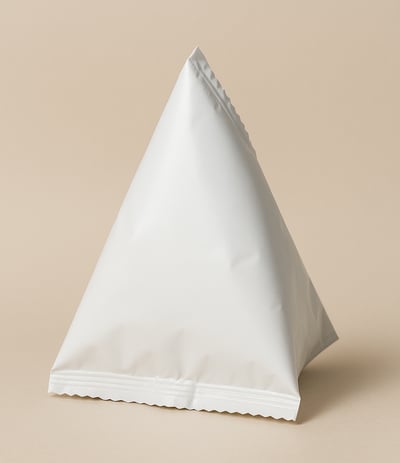 blank party favor template, pyramid chip bag template, blank pyramid chip bag