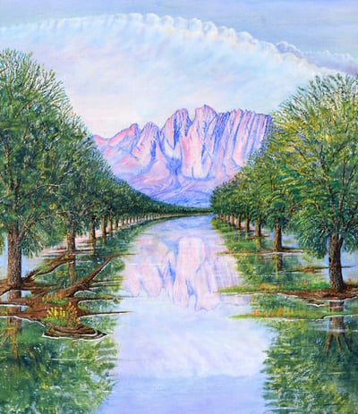 Dog Leg Right by New Mexico Artist John Dick-Peddie