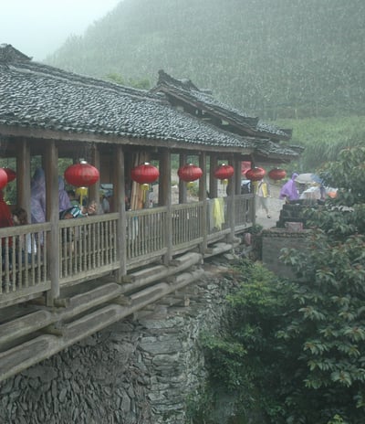 longji terraces and village, longji, China