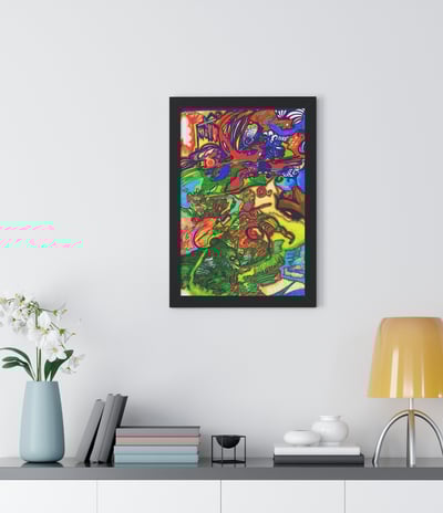 Personalized intuitive Reiki art color pens soul path portrait