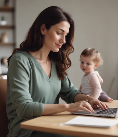 woman in white tank top sitting on chair using black laptop computer