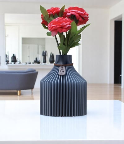 Vaso Trama-Verty Fossil stone