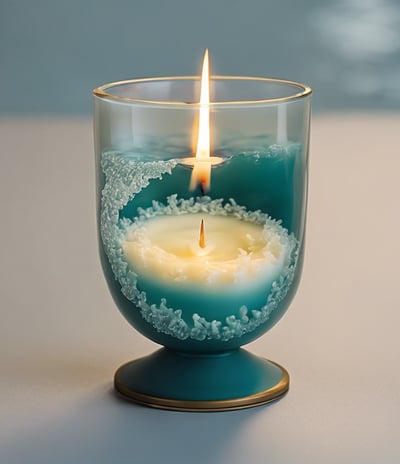 lighted tealight candle holders