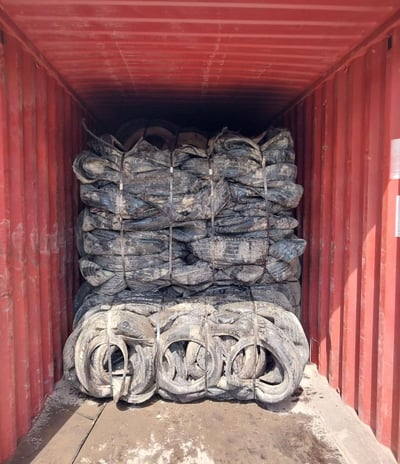Scrap tire exporters Houston
