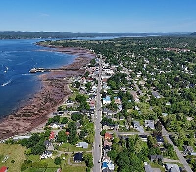 Main town in Saint Andrews by the sea New Brunswick