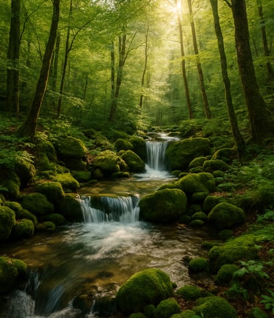 paisaje limpio bosque