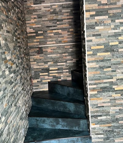 Rénovation partielle d'un escalier