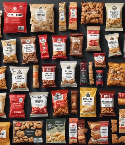 A laptop displays a financial trading platform with a candlestick chart showing stock market data. The chart is colorful, with blue and orange bars representing volume, and fluctuating lines indicating stock prices over time. Surrounding the laptop are two small potted plants on a white surface.