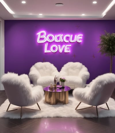 pink Love neon signage