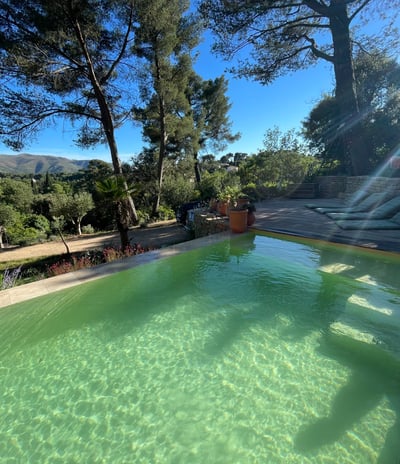 Piscine Location Maison Vacances La Courlette Marseille vue panoramique