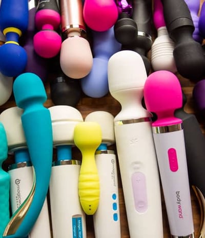 a pile of vibrators of different sizes and shapes
