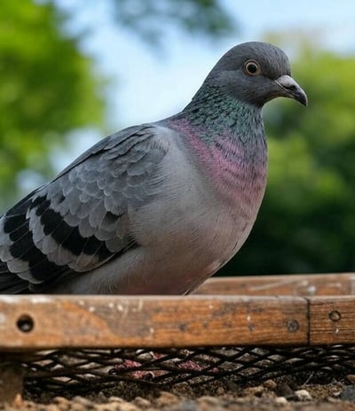 pigeons sur balcon à bordeaux pro