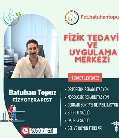 Fizyoterapist Batuhan Topuz ve Kahramanmaraş’taki uzman ekibi, profesyonel fizik tedavi hizmeti sunu