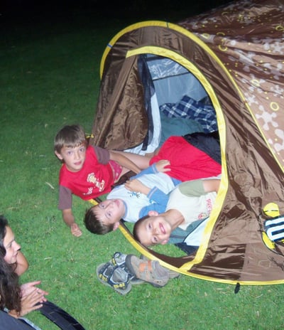 Nuitée avec les copains au camping des deux Séquoias