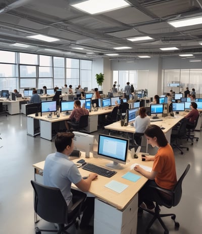 people sitting on chair in front of computer