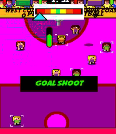 netball video game goal shoot