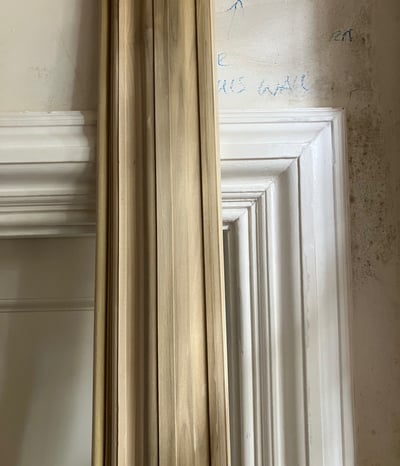 period wood architrave moulding made to match original