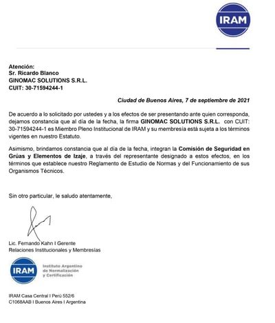 comité IRAM