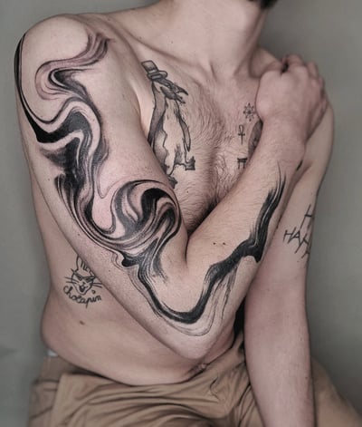tatoueur lyon abstrait