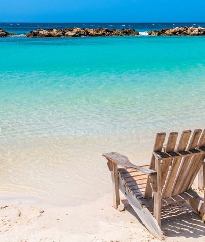 Foto Mambo Beach no Caribe.