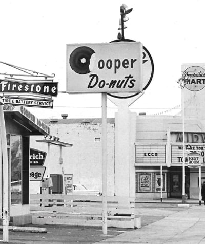 Cooper Donuts sign