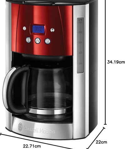 cafetera de filtro russell hobbs cafetera russell hobbs luna red cafetera russell hobbs