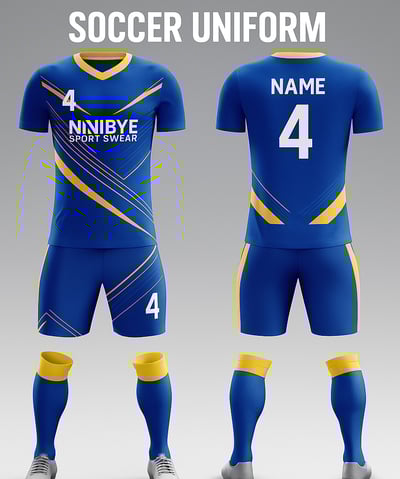 a soccer uniform for a soccer team
