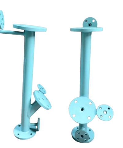 a pair of blue metal pipework pipework pipework pipework pipework pipe
