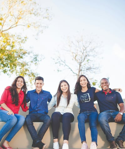 Group of People are sitting together