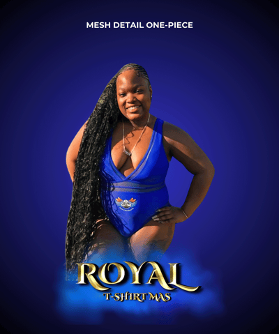 Mesh detail one-piece