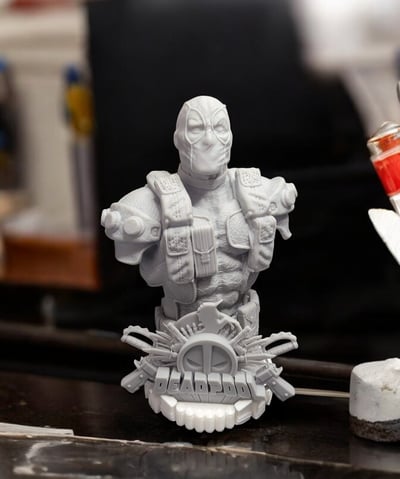 Unpainted 3d printed models