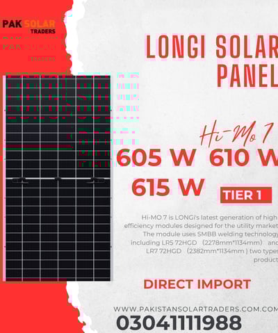 Longi Himo 7 Solar Panels