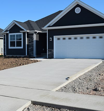 Concrete driveway and sidewalk near Raleigh NC