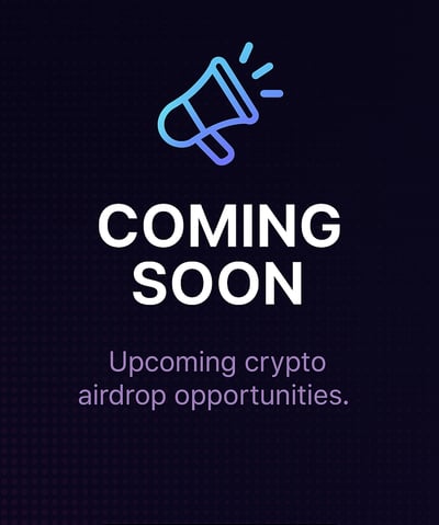a phone screen with a megaphone coming soon