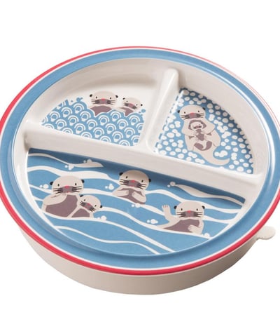kids tollders suction bowl feeding bowls with sea animals