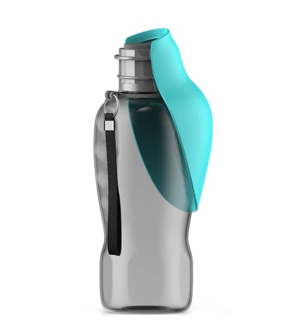 dog water bottle dispenser, dog water bottle with silicone cup