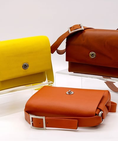 Cartera de cuero cross body Heros Leather