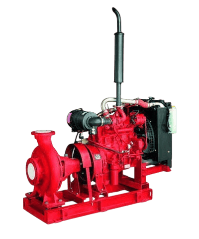 Fire Engine Pump Set of SK Fire Protection Shown In This Picture