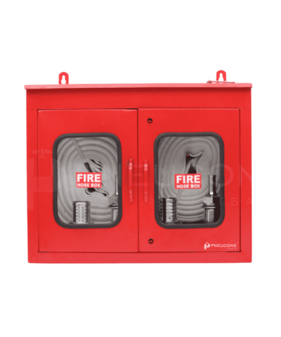 Fire-Hose-Box-Double-Door of SK Fire Protection Shown In This Picture