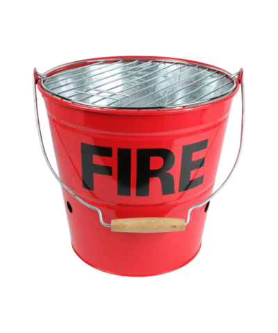 Fire Bucket of SK Fire Protection Shown In This Picture