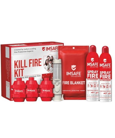 Home- Office Fire Safety Kit of SK Fire Protection Shown In This Picture