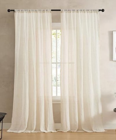 sheer curtains